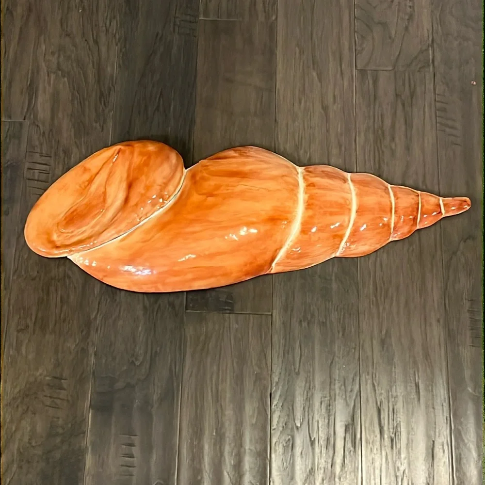 Seashell Ocean Nautical Wall Hanging Decor Metal beach shell